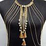 Body Chain Jewelry Retro Exaggerated Personality Pearl Tassel Body Chain