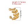 Bohemian Copper Ear Cuff Earring for Women Vintage Gold Color C Shape No Pierced Leaves Small Earring Party Jewelry Gift Earcuff
