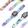 Boorui Silicone Print Patterns Watch Bands for Apple Watch Band Designer Straps for Apple Watch Series 7 6 5 4 3 2 1 /