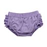 Boutique Knit Corron 0-5Year Newborn Infant Baby Girls Ruffle Plain Cute Baby Diaper Cover Bloomer