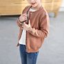 Boutique Spring Plain Cotton Cardigan Kids Design Kids Sweater