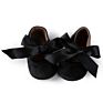 Bow Tie Lace Women's Shoes Velvet Smooth Dance Baby Princess Shoes