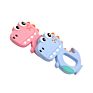 Bpa Free Newborn Soother Cartoon Dinosaur Silicone Baby Teether Chewable Teething Toy