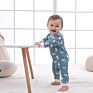 Breathable and Skin-Friendly Organic Cotton Newborn Baby Clothes Romper Jumpsuit Baby Autumn Romper
