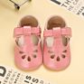 Breathable Baby Shoes 0-1 Boys and Girls round Head Non-Slip Flat Shoes Toddlers