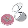 Bright Cute Felt Fabric Lovely Cute Animals Cat Kitty Compact Mirror Pocket Hand Mirror Vanity Mirror