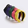 Bright Stain Headbands Womens Big Knotted Hairband with Crystal