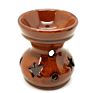 Buddha Design 4 Foot Incense Wax Aroma Warmer Tealight Ceramic Candle Burner