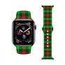 Buffalo Plaid Printed Strap for Apple Watch Bands Silicone, Replacement Designer Sports Band for Iwatch Bands 41Mm 45Mm