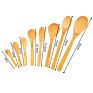 Butter Knife Bamboo Wooden Cheese Spreader Kitchen Use