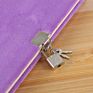 Buy Velvet Mini Executive Diaries Heart Shape Girl Diary Notebook with Lock