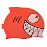 Can Be Customized Cartoon Shark Durable Elastic Waterproof Color Choose Kids Swimming Caps