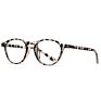 Cassbojue Clear round Retro Tr90 Blue Light Blocking Glasses Frame