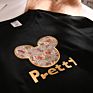 Casual All-Match round Neck Short Sleeve Mickey T-Shirt Loose Printed Top Loose Xl T-Shirt