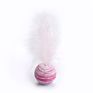 Cat Toy Star Ball plus Feather Eva Material Light Foam Ball Throwing Toy Funny Interactive Plush Toy Stick Xk0250