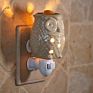 Ceramic Candle Wax Warmer Electric Owl Shaped Plug in Fragrance Oil Warmer Ideal for Spa and Aromatherapy Use