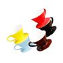 Ceramic Coffee Dripper for Neat Filter Cone Pour over Coffee Cone Dripper Filter with Cup Stand(1-4 Cups)