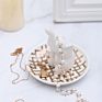 Ceramic Nordic White Elephant Jewelry Plate Export Jewelry Storage Plate Decoration Bathroom Decoration Customization