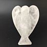 Chakras Reiki 3 Inch Hand Carved Natural Rock Clear Quartz Crystal Angels