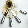 Cheese Knife Set 4 Pcs Stainless Steel Cheese Knife Fork Shaver Spreader for Soft Hard Cheese Charcuterie Cutlery