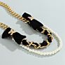 Chic Pearl Waist Chain Designer Bow Decoration Body Waist Chains Famous Brands Straps Jewelry