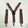 Children Christmas Reindeer Red Suspenders Baby Girls Suspenders Clip-On Y-Back Braces Elastic Kids Suspenders Gift