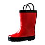 Children Rubber Boots with Handle Wellies Kids Rain Boots