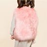 Children's Artificial Fur Vest Thickening Warm Solid Color Vest Children's Jacket Autumn And