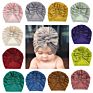 Children's Hat Cover Spring/ Soft Knit Fabric Drape Bowknot Indian Hat Baby Hat Popular Cute