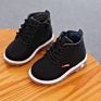 Children's High Top Pu Leather Add Velvet Warm Breathable Soft Non Slip Kids Casual Shoes Boots