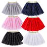 Children's Skirt Girl Princess Star Glitter Dance Ballet Skirt Sequin Party Five Star Skirt