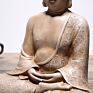 Chinese Style Robes of Sakyamuni Sitting Statue of Buddha Statue Resin Crafts Home Decoration Ornaments