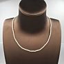 Choker Necklace Mini Rice Freshwater Pearl for Women 14-22 Inch ,3 Mm Beaded Necklaces Wedding Women's Gift Party Engagement