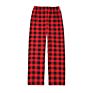 Christmas Family Sleep Bottom Lounge Wear Red Plaid Flannel Kids Girls Pajama Pants