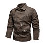 Classic Bomber Jacket for Men Customer Leather Jacket