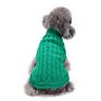 Classic Design Christmas Knitted 9 Colors Pet Accessories Clothes Solid Dog Sweater