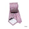 Classic Silk Jacquard Men Paisley Floral Liner Shape Handsome Looking Tuxedo Tie Necktie for Wedding Party