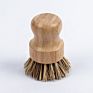 Classic Style Household Natural Fiber Bristles Handmade Scrub Brush Pan and Pot Brush