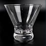 Clear Stemless 8 Ounces Cocktail Glasses Set Martini Glass Cup