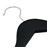 Clothes Plastic Hanger Black Clothing Hangers Hangers with Logo