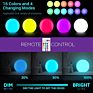 Color Change 40/60Cm Outdoor Glitter Led Beach Ball with Remote Control