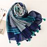 Colorful Viscose Scarfs Cotton Linen Scarves Printed Shawls Ladies Wide Viscose Muslim Head Scarf Hijabs