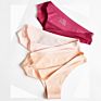 Comfortable Ladies Traceless Seamless Panties Ice Silk Lingerie Underwear Thongs