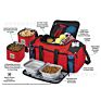 Coming Weekend Dog Travel Bag Tote Organizer Bag for Pets Travel Food Bag Includes 2X Food Storage