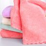 Coral Velvet Microfiber Square Towel Soft and Absorbent Household Cleaning Towel