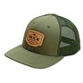 Cotton 6 Panel Cap Leather Patch Logo Trucker Hat