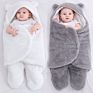 Cotton Lamb Cashmere Comforter Super Soft Baby Wrap Swaddle Blanket Baby Sleeping Bag Newborn Organic