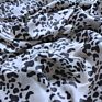 Cow Print Satin Fabric 100% Polyester for Sleepwear Dresses