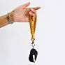 Craft Accessories Cute Handmade Boho Cotton Rope Braided Keychain Colorful Macrame Tassel Keyring