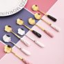 Creative Design Stainless Steel Flower Shape Tea Spoon With